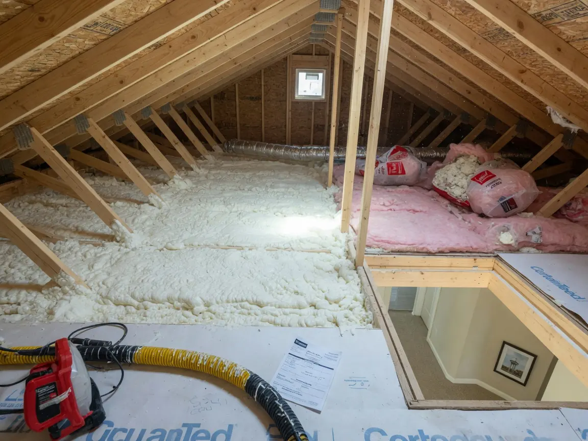 Is Attic Spray Foam Worth It for a Newer Glenpool Home?