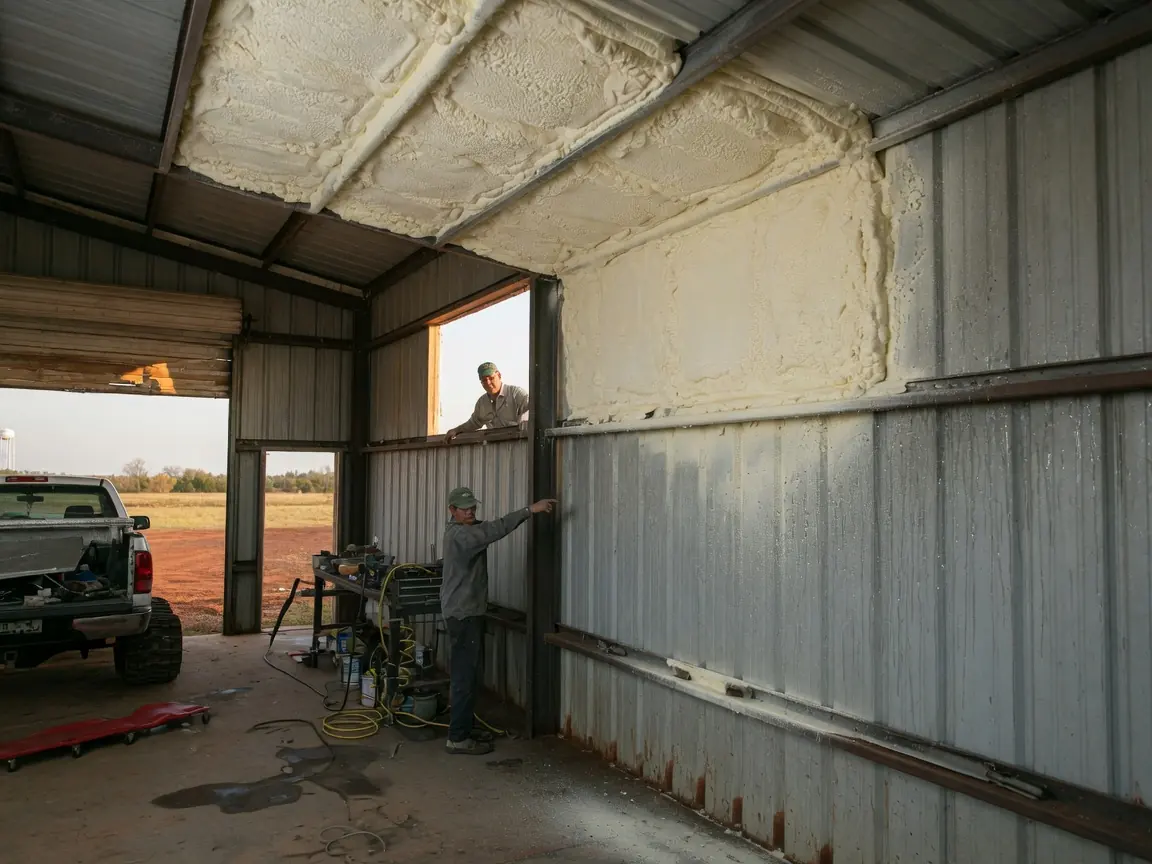 spray foam insulation in Jenks